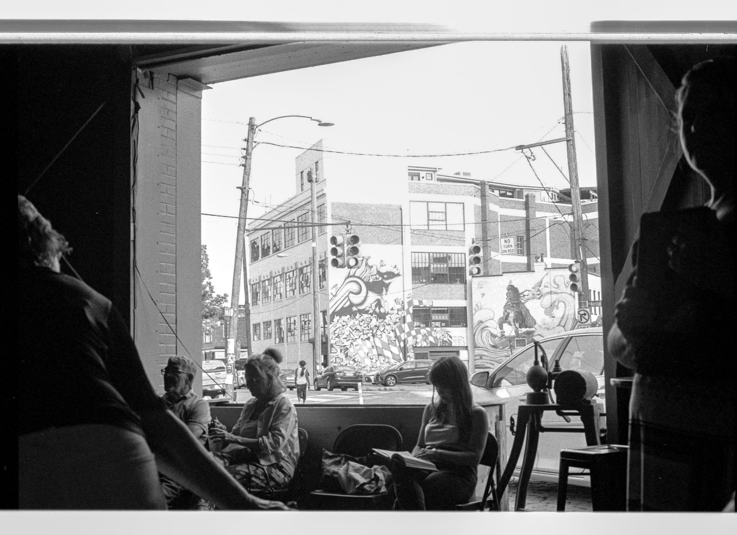 Street scene film scan